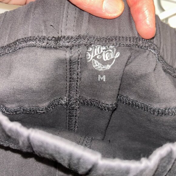 Tia Teal Dark Gray Skinny Leg Pants Women’s Medium - Picture 5 of 7